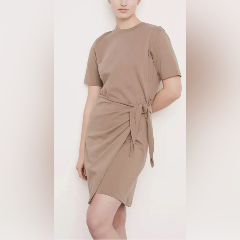 Vince Side Tie Tan XS Dress